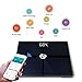 1byone Smart Bathroom Body Scale - Bluetooth Body Fat Scale with APP to Monitor 8 Essential Measurements, ITO Conductive Glass, FDA Approved Body Composition Analyzer Wireless BMI Weight Scale – Black