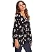 Romwe Women's Ruffle Short Sleeve Loose Blouse Tunic Top