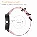 Fintie Band Compatible with Garmin Vivoactive 5/6/3, Venu/Sq/Sq 2/2 Plus, Forerunner 165/55/645/245 Music, 20mm Soft Nylon Replacement Strap Band, Pink