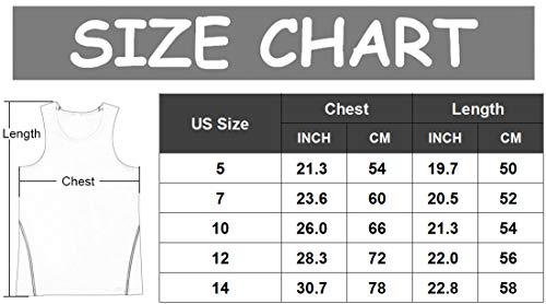 Youth Boys' Compression Vest Athletic Sleeveless Undershirt Cool Dry Tank Top - Thumbnail 6