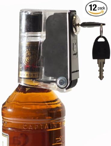 12 Pack Tantalus Wine/liquor Bottle Lock Liquid Bottle Locks Keeps Hooch Out of the Wrong Hands