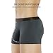 DAVID ARCHY Men's Underwear Bamboo Rayon Breathable Trunks Basic Solid Super Soft Underwear in 4 Pack No Fly (M, Dark Gray - 2.5