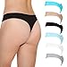 5 Pack Women's Thong Underwear Cotton Breathable Panties