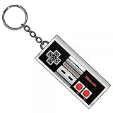 Nintendo NES Controller Keychain Metal Keyring