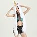 SZTOPFOCUS Silly Unicorn Hat For Women Animal Hood Scarf Mittens Novelty Faux Fur Hoodie Dresses Unicorn White Rave Hat (White Unicorn)