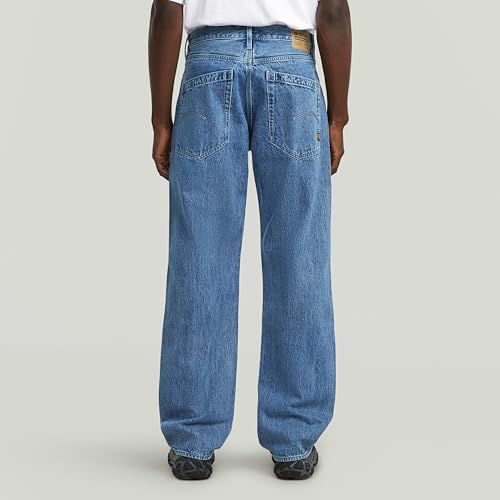 Vaqueros Deeggie Relaxed Straight para Hombre, Azul (faded blue arroyo D27736-D788-H788), 26W / 30L