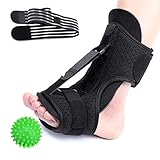 CHARMINER Plantar Fasciitis Night Splint Foot Drop Orthotic Brace, Adjustable Elastic Dorsal Splint, Effective Relief from Plantar Fasciitis Pain, Heel, Arch Foot Pain