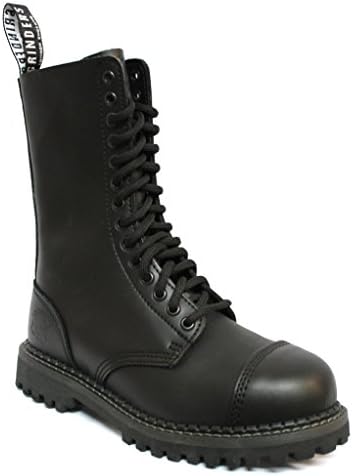 Amazon.com | Grinders Herald Unisex Black Leather Ranger Military