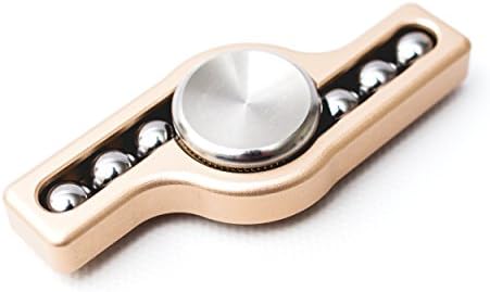 OptimumBrands Premium Fidget Spinner Toy Anti Anxiety Stress Reducer EDC Fiddle Sensory Toy for Adults or Kids (Gold w/Inset Bearings)