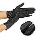 Segbeauty 20 Counts Hair Dye Gloves, Large Black Reusable Rubber Hair Dying Gloves for Hair Styling, Powder Free Rubber Latex Gloves, Professional Salon Hair Coloring Accessories Hair Stylist Supplies