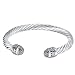 UNY Fashion Jewelry Brand Cable Wire Retro Antique Bangle Elegant Beautiful Valentine