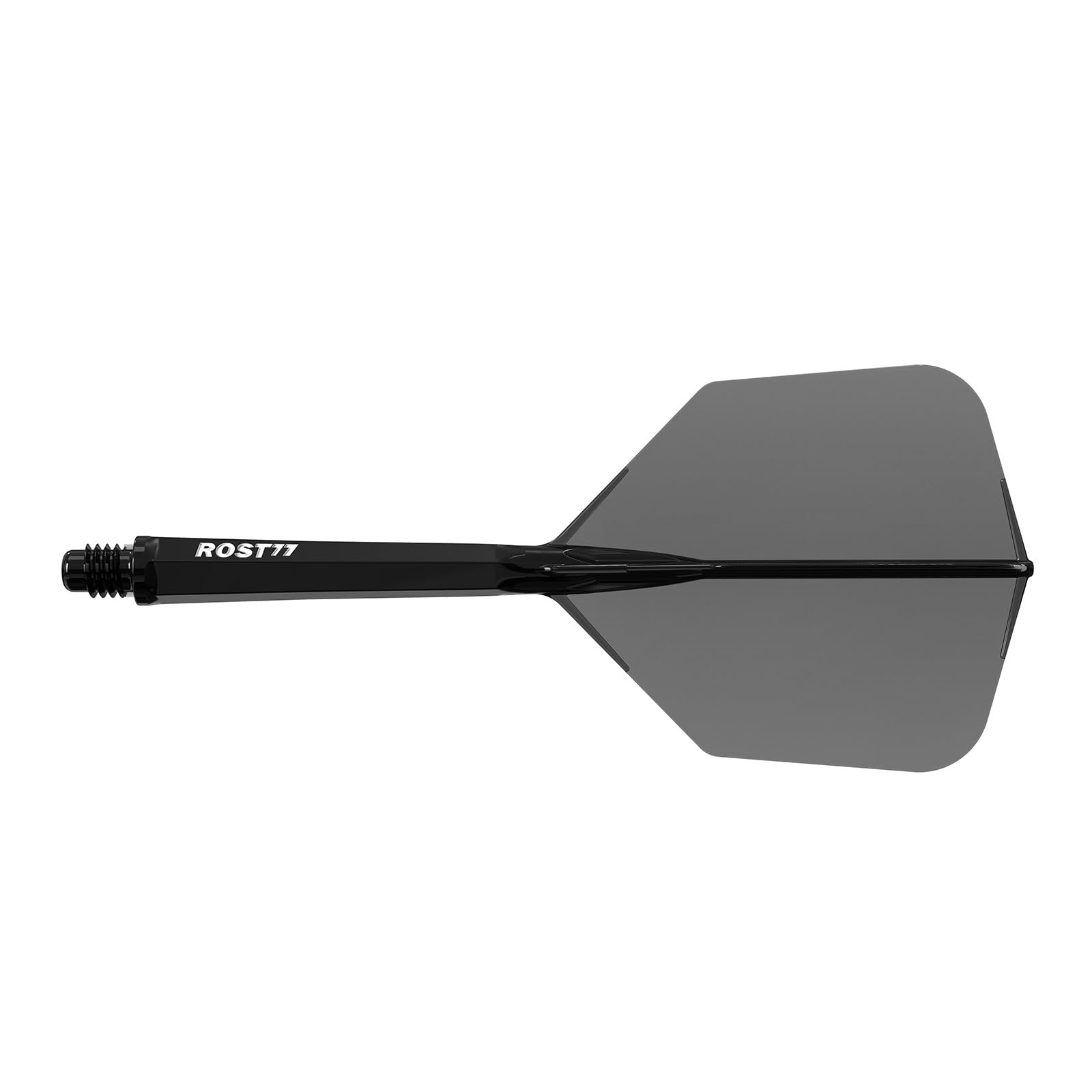 CUESOUL ROST 77 Integrated Dart Shaft and Flight,Big Wing Shape,Set of 3(clear color series)