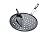 GrillPro 98140 Non-Stick Pizza Grill Pan includes Pizza Cutter/ Server, 12-Inch Diameter