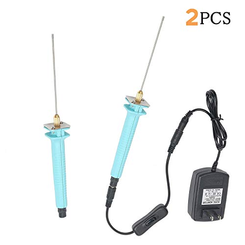 Foam Cutter, 2 Pack Foam Electric Cutting Machine Pen 100-240V/15W Craft Hot Knife 10CM Styrofoam Cutting Pen for All Kinds of Foaming Materials