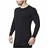 32 Degrees Heat by Weatherproof Mens Performance Crewneck Base Layer Black L