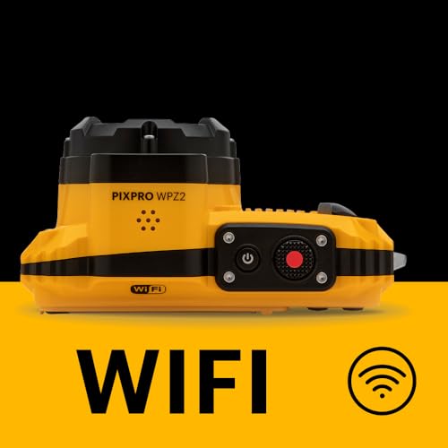 KODAK PIXPRO WPZ2 Rugged Waterproof Shockproof Dustproof WiFi Digital Camera 16MP 4X Optical Zoom 1080P Full HD Video Vlogging Camera 2.7