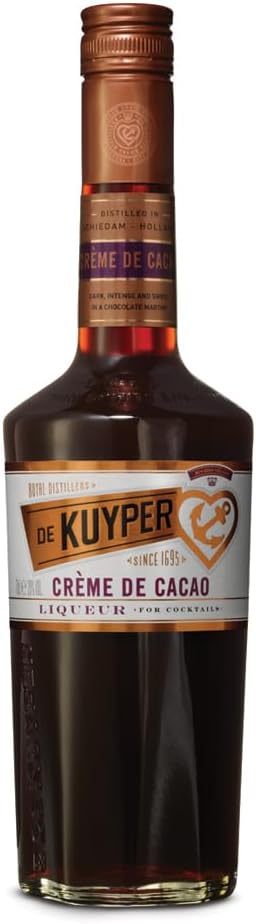 De Kuyper Creme De Cacao Brown Liqueur 50cl