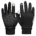HiCool Winter Gloves, Touch Screen Gloves Thermal Cycling Gloves Driving Gloves for Men and Women (Black, Medium)