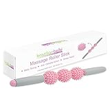 Brazilian Belle Trigger Point Massager Stick - Perfect for Body Toning, Anti- Cellulite Action & Stress Relief- Acupressure Therapy with Three Rolling Massage Balls