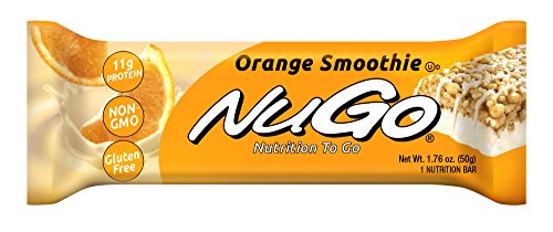 NuGo Protein Bar, Orange Smoothie, 1.76-Ounce Bars (Pack of 15)