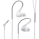 Bukm Stereo In-Ear Headset Earphones Sports Earbuds Headphones with Microphone Call Answer End Button for iPhone SE/6/6s/6 Plus/6s Plus, iPad/iPod, Samsung Galaxy S7/S7 Edge/S6 Edge/S6, Galaxy Note 5