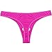 CHICTRY Men's Sexy Jock Strap Briefs Open Front Hole Underwear G-string Thongs Rose X-Large(waistline 27.5-42.5