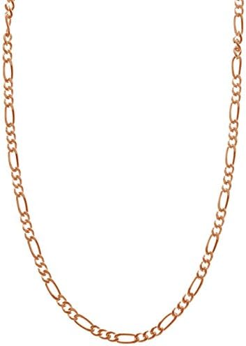 Cloverlon Silver-tone Rose golden Chain Bracelet Anklet/Pendant Necklace In 10 &amp; 11"
