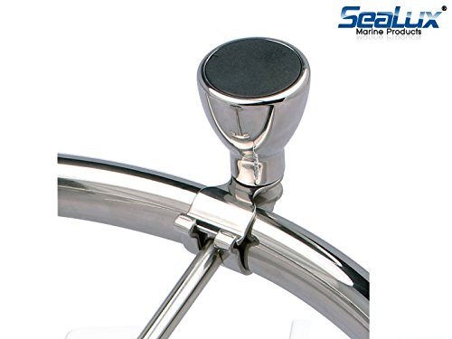 image for SeaLux Marine Products SeaLux Marine Boat Steering Wheel Turning / Con