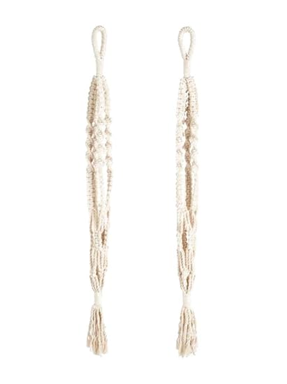 COIR GARDEN Cotton Plant Hanger Rope, 41 inch, 2 Piece