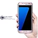 Galaxy S7 Edge Screen Protector, Seacosmo Tempered Glass Screen Protector Cover [ 3D Curved Full Coverage ] For Samsung Galaxy S7 Edge LIFETIME WARRATY, Rose Gold