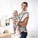 Meinkind Convertible Carrier, 4-in-1 Infant Carrier Ergonomic, Soft Breathable Comfortable Baby Carrier for 7~45lbs Infant, Front and Back Carrier with Head Support, Padded Shoulder Strap, Grey