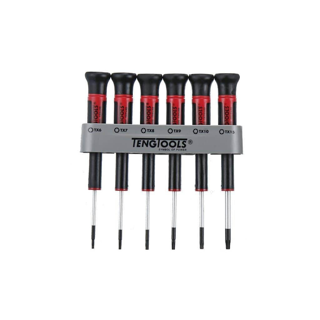 Tengtools MDM706TX-Set of 6 mini Screwdriver for torx Screws