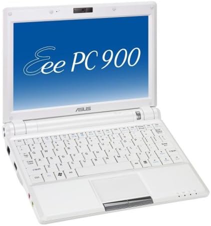 Amazon Com Asus Eee Pc 900 8 9 Inch Netbook Intel Mobile Processor 1 Gb Ram 12 Gb Solid State Drive Xp Home 4 Cell Battery Pearl White Computers Accessories