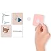 Heze 500pcs (250 Pair Sets) 20mm Diameter Sticky Back Coins Hook & Loop Self Adhesive Dots Tapes Magic Sticky Dots(White)