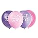 Birthday Blossoms Latex Balloons - 12