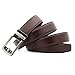 Men’s Comfort Genuine Leather Ratchet Belt, One Belt Fit Most to 46