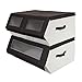 Nouvelle Legende® Closet Organizer Easy Storage Bins Collapsible Compartments Set of 3 Pieces