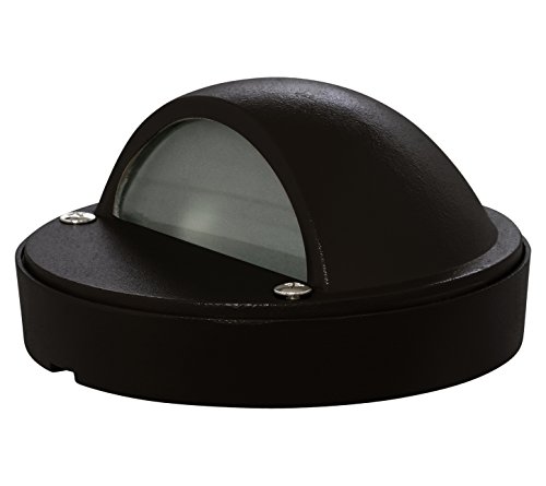 Westgate Lighting LED Well Light-Cast Aluminum Bronze Housing AS-158 Step Light- Landscape Lighting- 1 Year Warranty (1, Black)