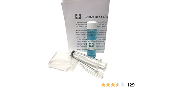 desbloquear Inyectores de cabezal de impresión para impresora EPSON. Kit de  limpieza Limpiador Flush : Productos de Oficina - Amazon.com