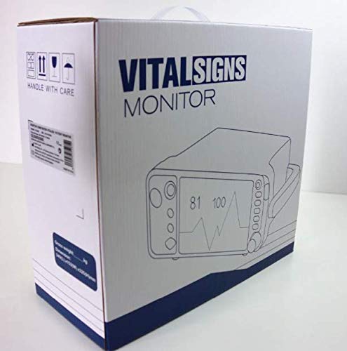 VS2000V Veterinary 7.1" Vital Signs Monitor with ECG, SPO2, NIBP,Temp, RESP, PR