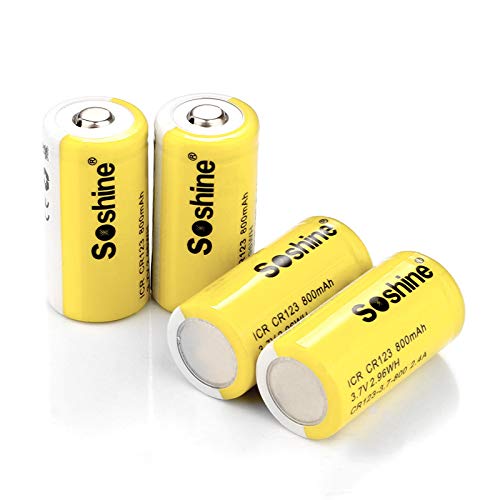 Soshine Rechargeable CR123A 3.7V Battery and Charger Battery Charger