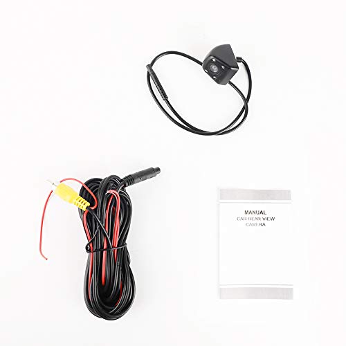 CarThree Backup Camera HD Night Vision 170 Degree Fisheye Lens Car Rear View Parking Camera Waterproof Reverse Auto Back Up Car Backing Camera Fits All Vehicles