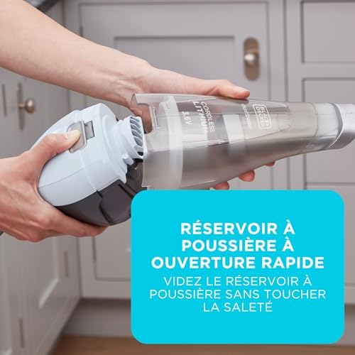 - Aspirateur à Main sans Fil dustbuster - 7.2V (Batterie 2.0Ah) Aspirateur à Main sans Fil, Violet - NVC215W-QW