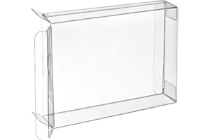 CHILDMORY Game Cartridge Protector Case for 2600,Clear Protection Sleeve Compatible for 7800 Game Cartridge 10 PCS