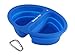Serene Pet Collapsible Dog Bowls - 2-in-1 for Food and Water, With Carabiner, Travel Dog Bowl for Medium and Large Size Pets, Food Grade Silicone, FDA Approved, Big Cat Dish