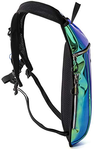 Hydration Backpack - Light Water Pack - 2L Water Bladder Included for Running, Hiking, Biking, Festivals, Raves - Thumbnail 6