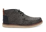 Toms Chukka Boots Black Herringbone 10006522 Mens