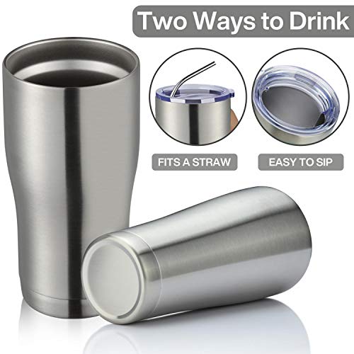 MEWAY 20oz Stainless Steel Tumblers 12 Pack Bulk, Vacuum Insulated