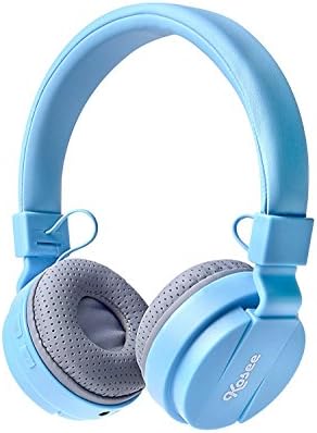 Kosee Kids BTHP2 Volume Limiting Wireless Bluetooth Headphones for Children Boys and Girls Ages 3+ for Apple iPhone, iPod, iPad, Samsung, LG, HTC, Tablets, Laptops, Computers and Many More (Blue)
