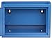 Adir Corp Suggestion Box with Slot and Lock - Drop Box with Lock, Cash Dropbox - 9.8x7.5x3.4 Inches Wall Mount Donation Box - Metal Deposit Box (Blue)